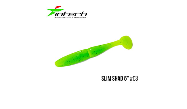 Виброхвост Intech Slim Shad 5.0", 5 шт - фото 8