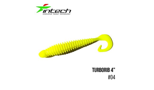 Твістер Intech Turborib 4.0", 5 шт - фото 17