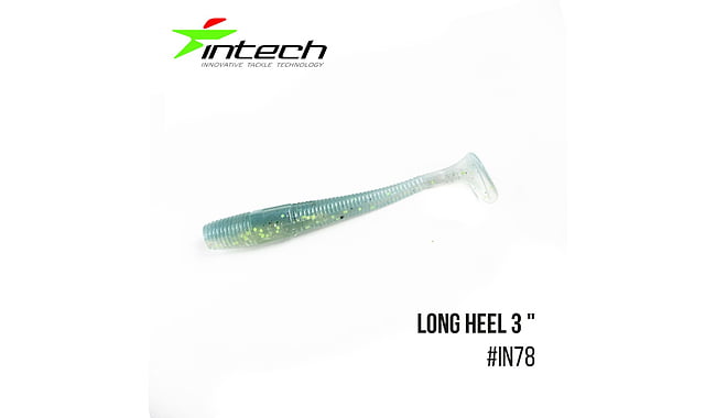 Виброхвост Intech Long Heel 3.0", 8 шт - фото 1