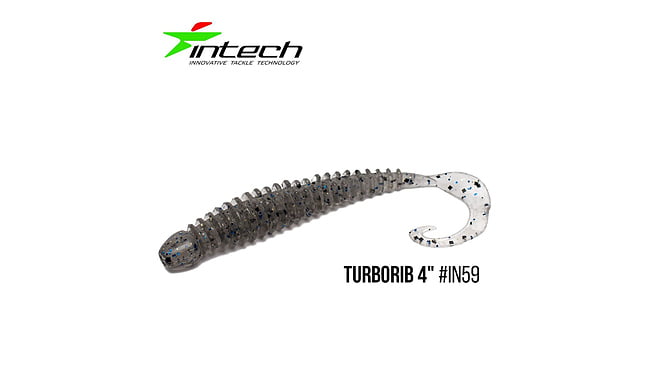 Твістер Intech Turborib 4.0", 5 шт - фото 24
