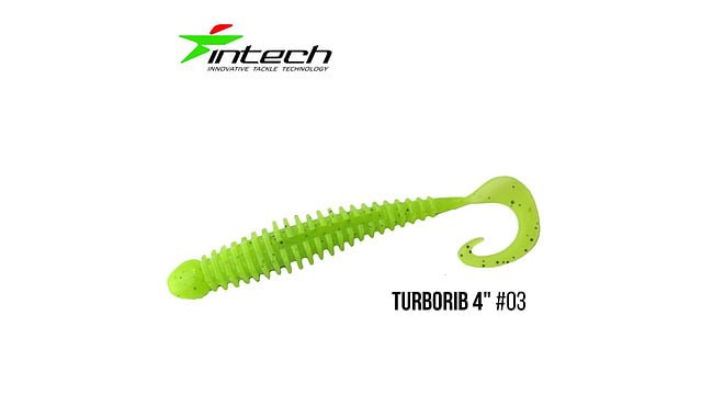 Твістер Intech Turborib 4.0", 5 шт - фото 29