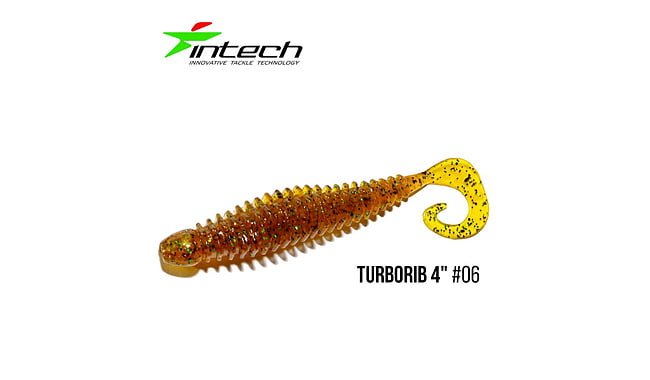 Твістер Intech Turborib 4.0", 5 шт - фото 30