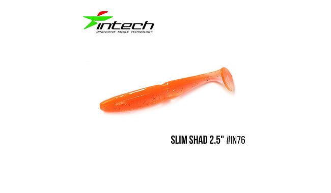 Виброхвост Intech Slim Shad 2.5", 12 шт - фото 23