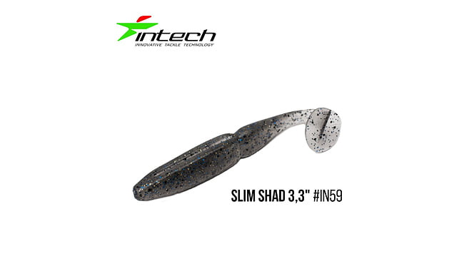 Виброхвост Intech Slim Shad 3.3", 7 шт - фото 17