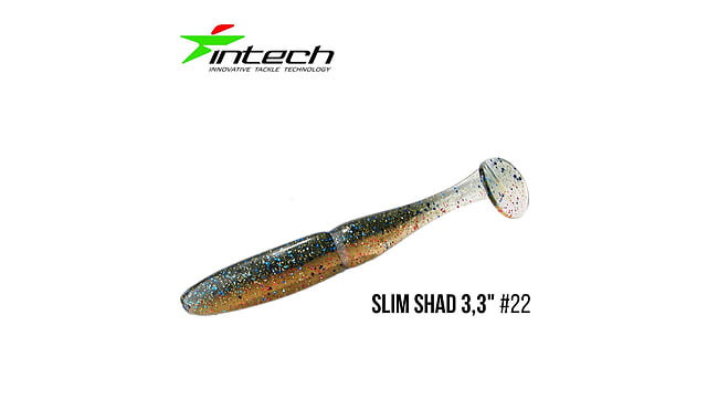 Виброхвост Intech Slim Shad 3.3", 7 шт - фото 18