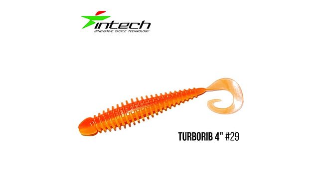 Твістер Intech Turborib 4.0", 5 шт - фото 11