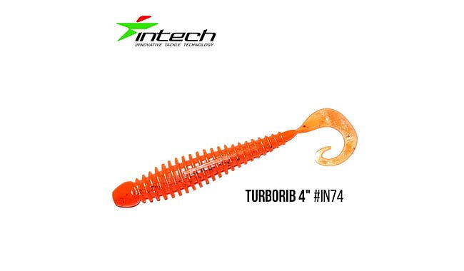 Твістер Intech Turborib 4.0", 5 шт - фото 23
