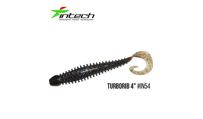 Твістер Intech Turborib 4.0", 5 шт - фото 13