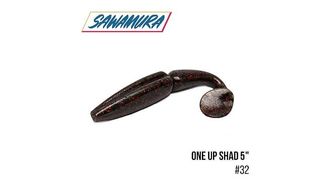 Виброхвост Sawamura One'Up Shad 5.0", 5 шт - фото 1
