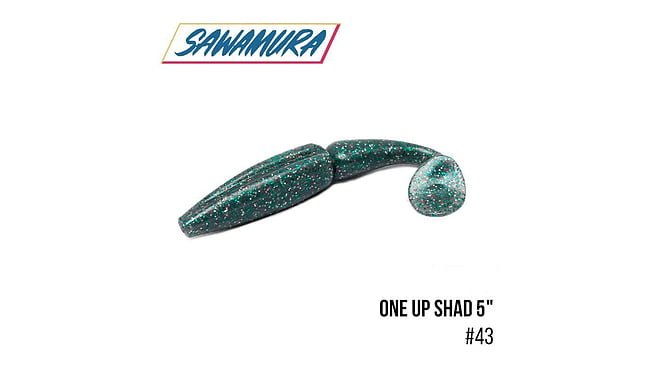 Виброхвост Sawamura One'Up Shad 5.0", 5 шт - фото 2