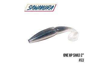 Виброхвост Sawamura One'Up Shad 2.0" 9 шт