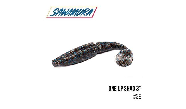 Виброхвост Sawamura One'Up Shad 3" 7 шт - фото 19