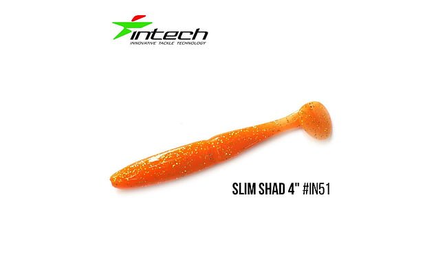 Виброхвост Intech Slim Shad 4.0", 5 шт - фото 12