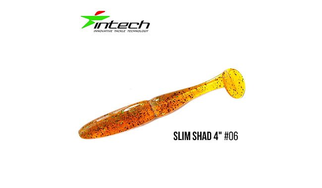 Виброхвост Intech Slim Shad 4.0", 5 шт - фото 15
