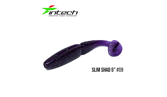 Виброхвост Intech Slim Shad 5.0", 5 шт - фото 16