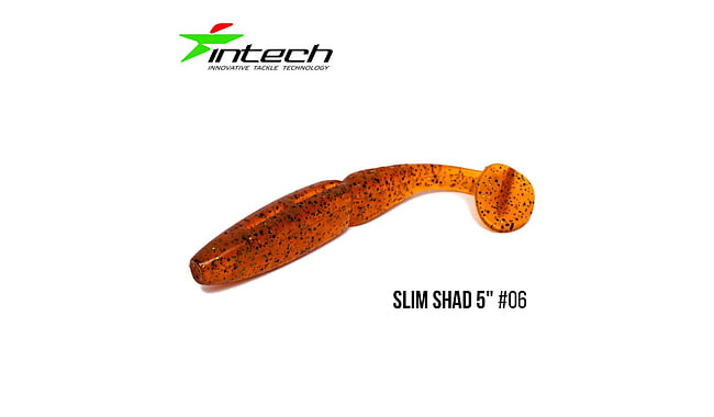 Виброхвост Intech Slim Shad 5.0", 5 шт - фото 17