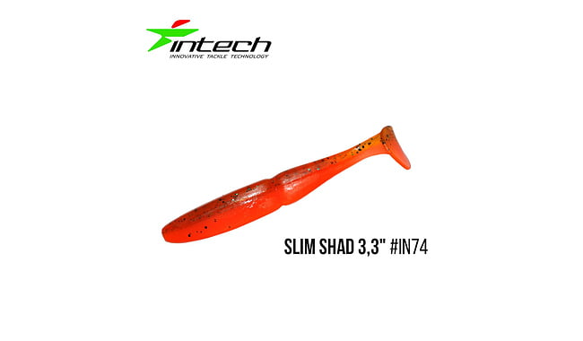 Виброхвост Intech Slim Shad 3.3", 7 шт - фото 4
