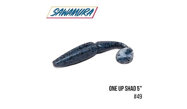 Виброхвост Sawamura One'Up Shad 5.0", 5 шт - фото 5