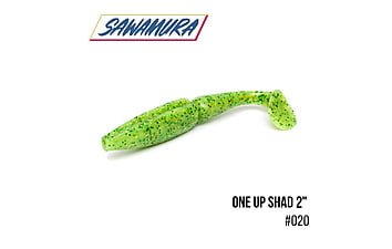 Виброхвост Sawamura One'Up Shad 2.0" 9 шт