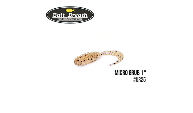 Твистер Bait Breath Micro Grub 1.0", 15 шт - фото 1