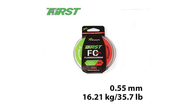 Флюорокарбон Intech First FC 8 м 0,55 мм 16,21 кг - фото 1