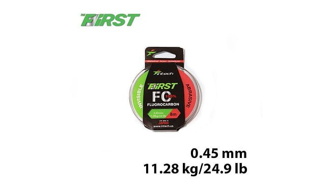 Флюорокарбон Intech First FC 8 м 0,45 мм 11,28 кг - фото 1