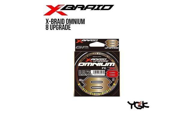 Шнур YGK X-Braid Upgrade Omnium X8 150m 1.0 10.0kg - фото 1