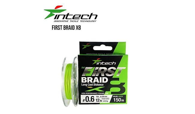 Шнур Intech First Braid X8 100 м #0,6 5,45 кг - фото 1