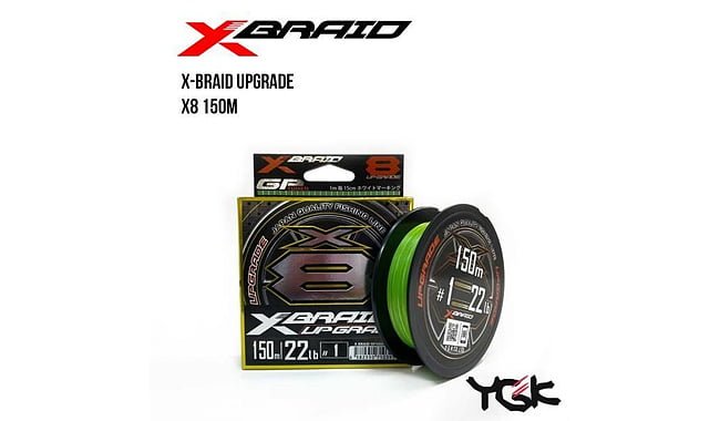 Шнур YGK X-Braid Upgrade X8 150m 0.8 16lb / 7.26kg - фото 1