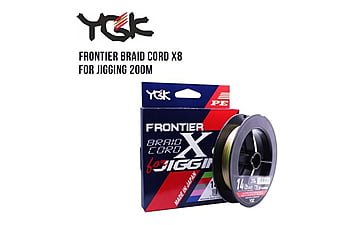 Шнур YGK Frontier Braid Cord X8 for Jigging 200 м #2 13,61 кг