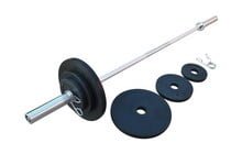 Штанга олімпійська RN-Sport обрезиненная 180 кг - дополнительное фото 1