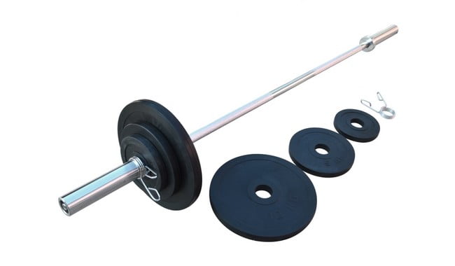 Штанга олімпійська RN-Sport обрезиненная 180 кг - дополнительное фото 1