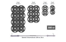 Профессиональная штанга RN-Sport 300 кг - фото 1