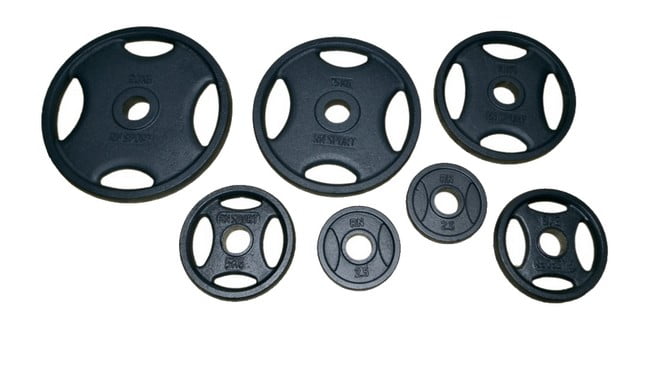 Професійна штанга RN-Sport з металевими дисками в порошковому фарбуванню 220 кг - дополнительное фото 2