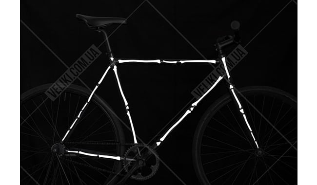 Світловідбиваючі наліпки на раму Bookman Bone - дополнительное фото 3