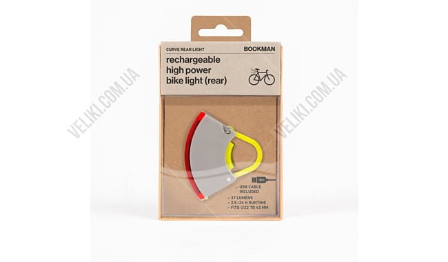 Мигалка Bookman Curve Light Rear - дополнительное фото 2
