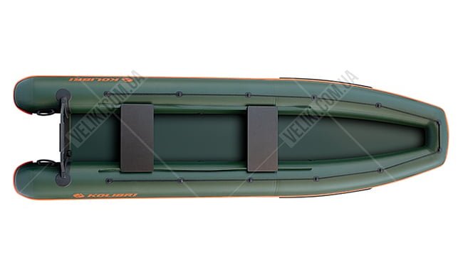 Каноэ Kolibri KM-390C с пайолом слань-книжка - дополнительное фото 2