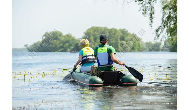 Каноэ Kolibri KM-390C с пайолом слань-книжка - дополнительное фото 6