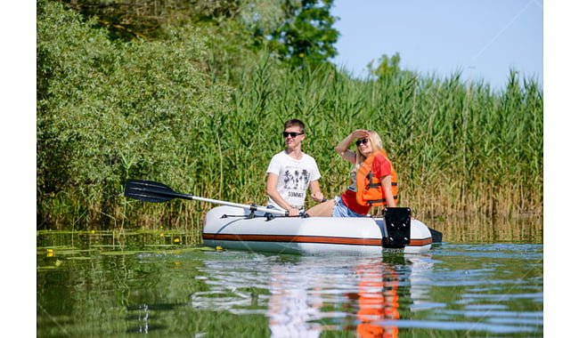 Човен Kolibri К-290Т (S) з пайолом слань-книжка - дополнительное фото 11