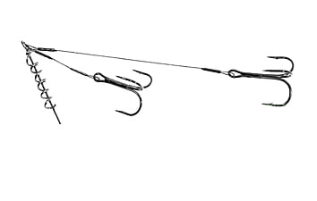 Поводок Jaxon Sumato для оснастки силикона 12-4 спираль 5 см