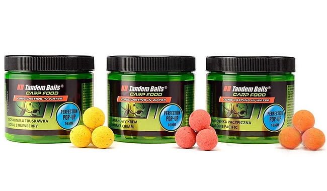 Бойлы Tandem Baits Carp Food Perfection Pop-Up New 16 мм - фото 2