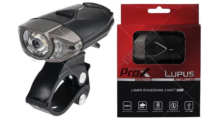 Велофари ProX Lupus - дополнительное фото 1
