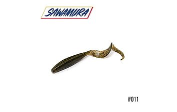 Твистер Sawamura One'Up Curly 3.5", 6 шт