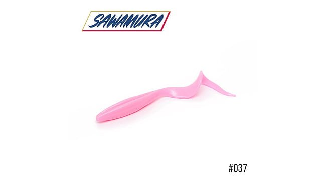 Твистер Sawamura One'Up Curly 3.5", 6 шт - фото 2