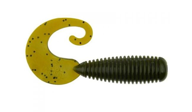 Твистер Lunker City Monkey Grub 4.0", 1 шт - фото 1
