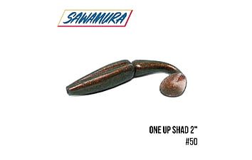 Виброхвост Sawamura One'Up Shad 2.0" 9 шт