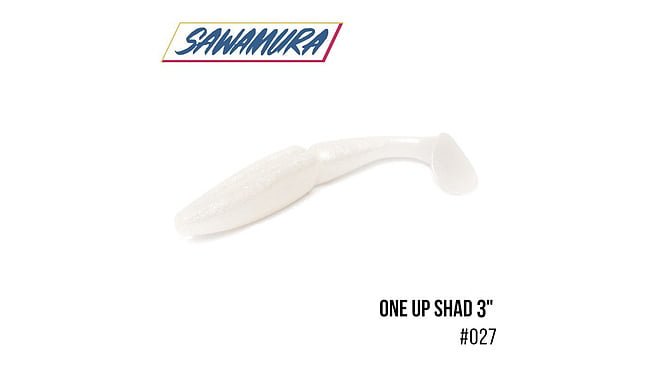 Виброхвост Sawamura One'Up Shad 3" 7 шт - фото 3
