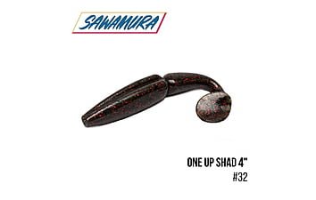 Виброхвост Sawamura One'Up Shad 4.0", 6 шт
