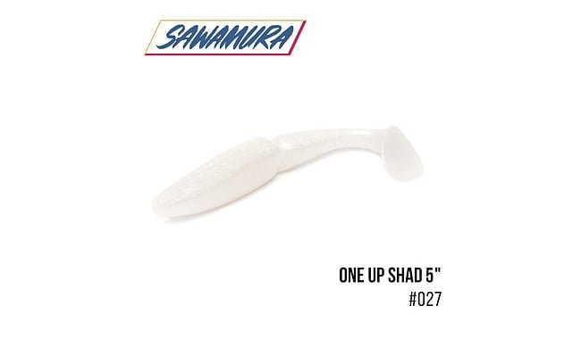 Виброхвост Sawamura One'Up Shad 5.0", 5 шт - фото 9