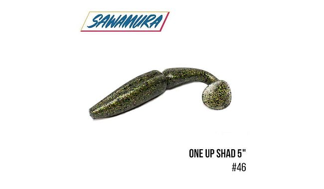 Виброхвост Sawamura One'Up Shad 5.0", 5 шт - фото 11